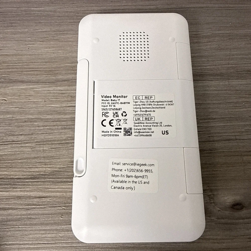 ieGeek 2K WiFi Split-Screen Baby Monitor, 5